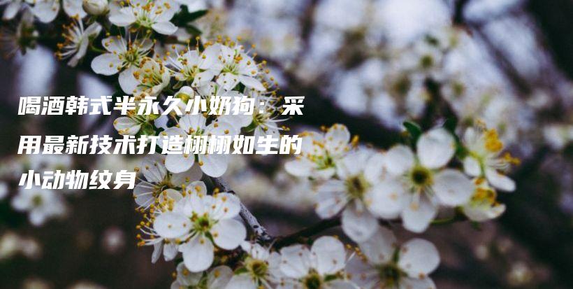 喝酒韩式半永久小奶狗：采用最新技术打造栩栩如生的小动物纹身插图