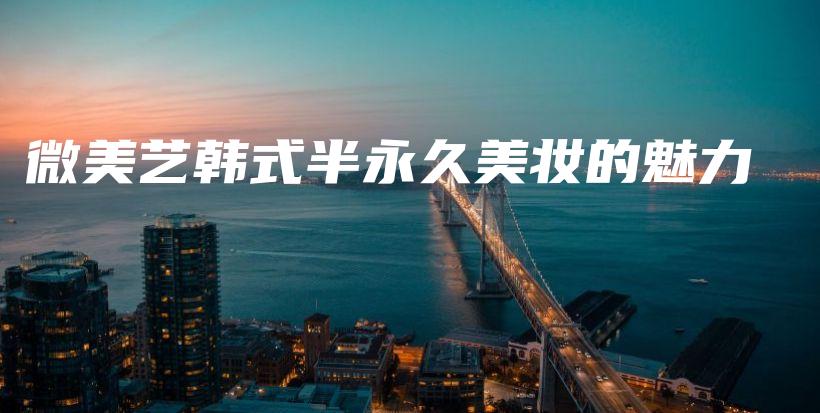 微美艺韩式半永久美妆的魅力插图