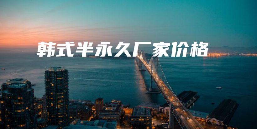 韩式半永久厂家价格插图