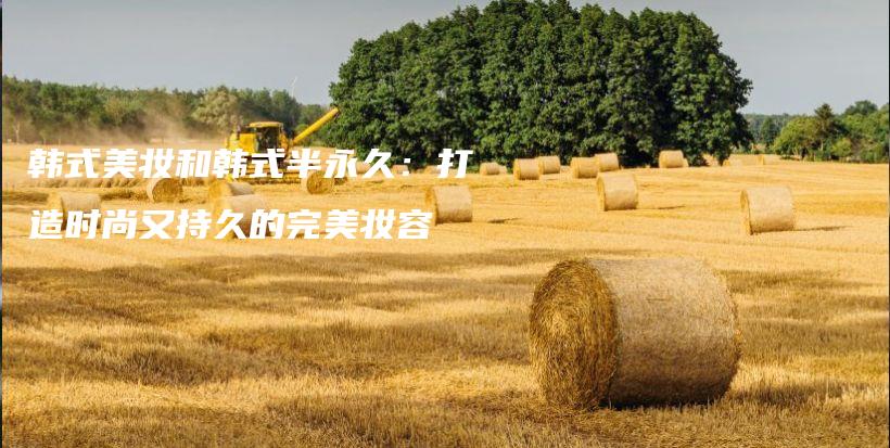韩式美妆和韩式半永久：打造时尚又持久的完美妆容插图