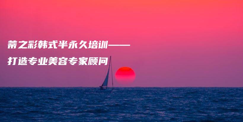 蒂之彩韩式半永久培训——打造专业美容专家顾问插图