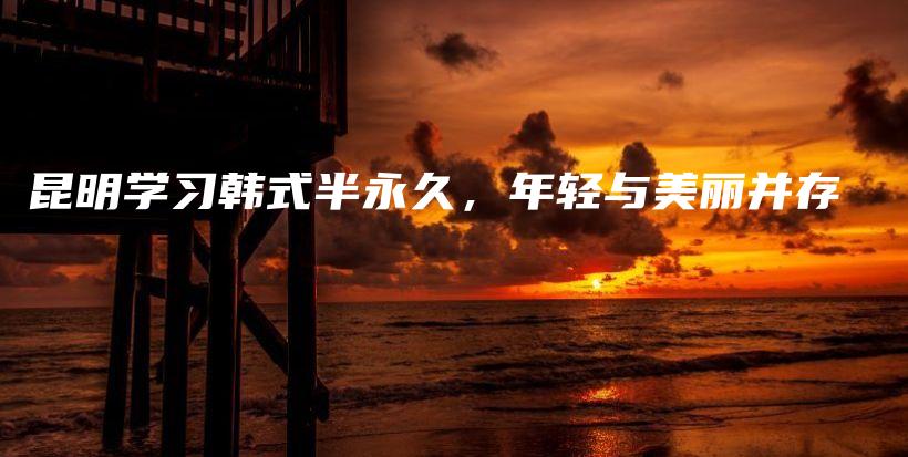 昆明学习韩式半永久，年轻与美丽并存插图