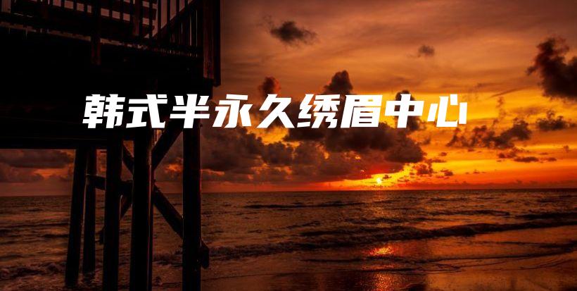 韩式半永久绣眉中心插图