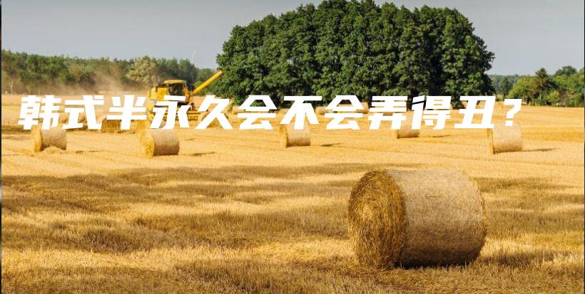 韩式半永久会不会弄得丑？插图