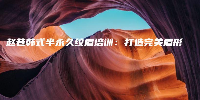 赵巷韩式半永久纹眉培训：打造完美眉形插图