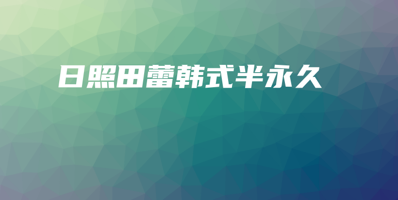 日照田蕾韩式半永久插图