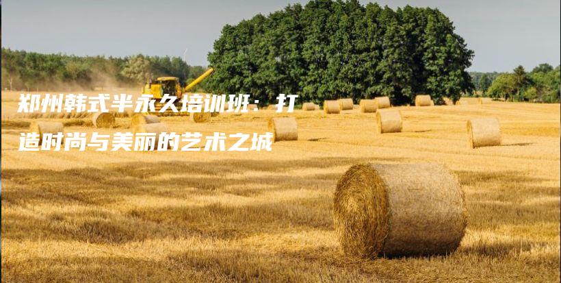 郑州韩式半永久培训班：打造时尚与美丽的艺术之城插图