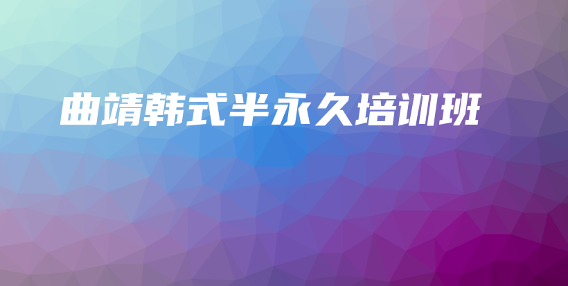曲靖韩式半永久培训班插图