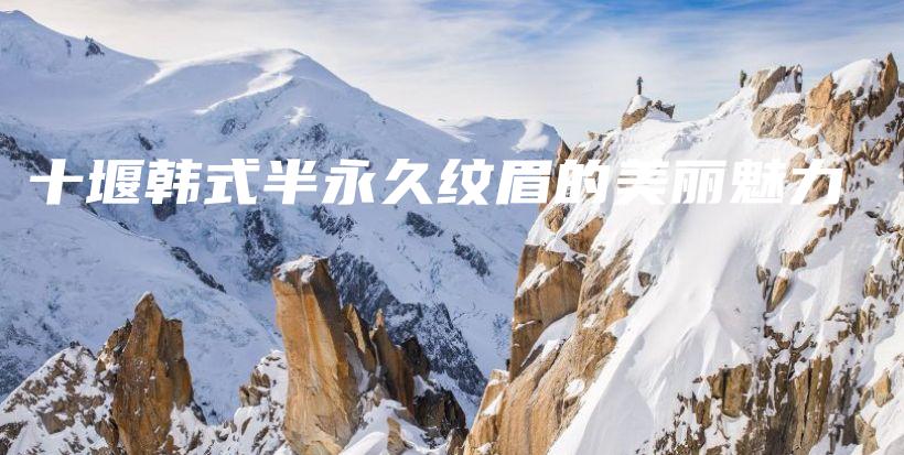 十堰韩式半永久纹眉的美丽魅力插图