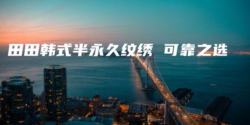 田田韩式半永久纹绣 可靠之选插图