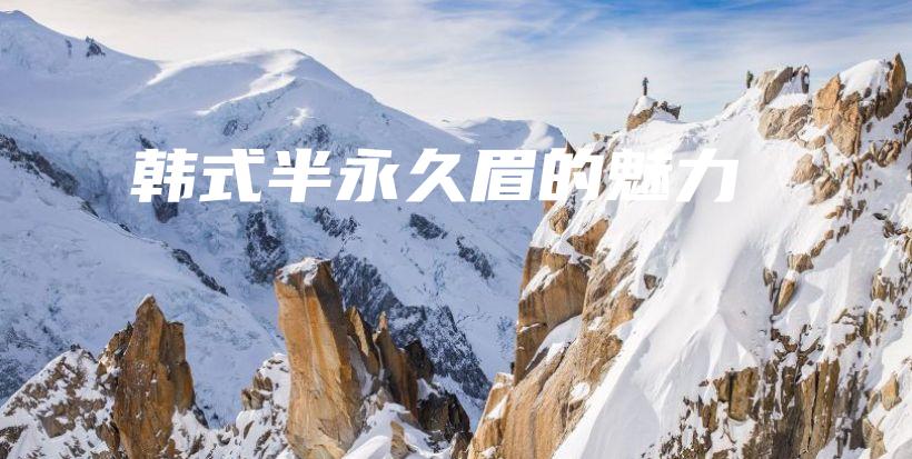 韩式半永久眉的魅力插图