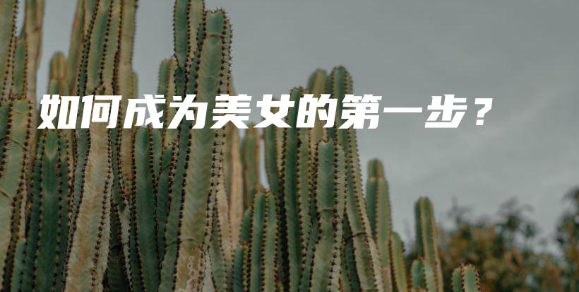 如何成为美女的第一步？插图
