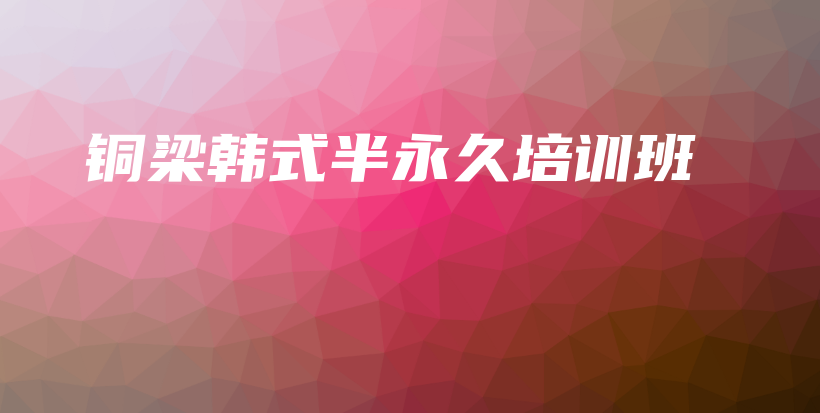 铜梁韩式半永久培训班插图