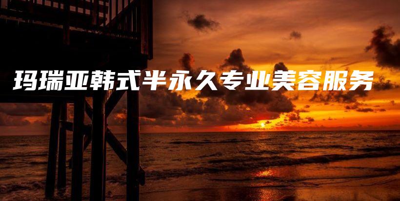 玛瑞亚韩式半永久专业美容服务插图