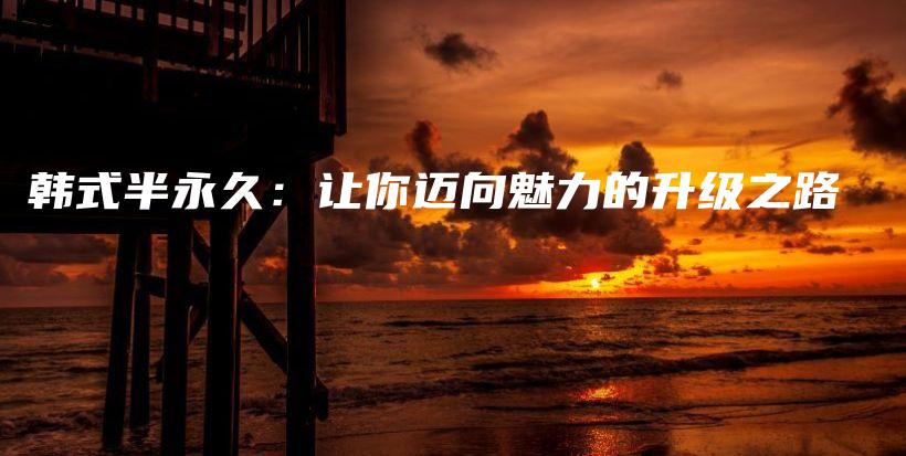 韩式半永久：让你迈向魅力的升级之路插图