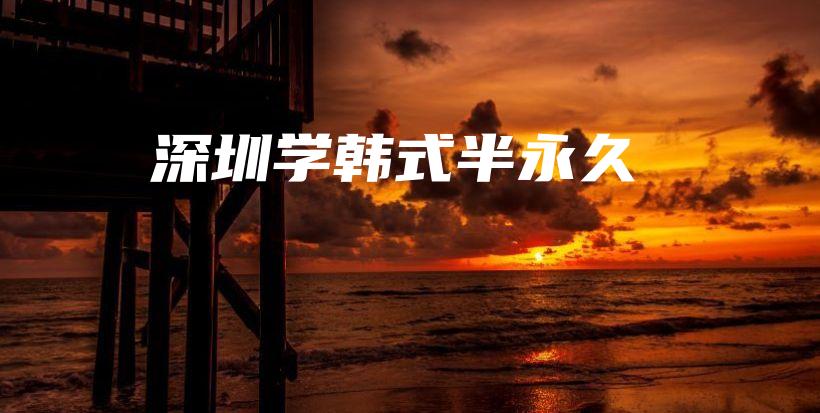 深圳学韩式半永久插图