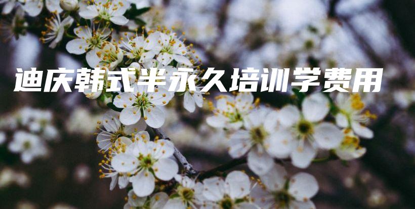 迪庆韩式半永久培训学费用插图