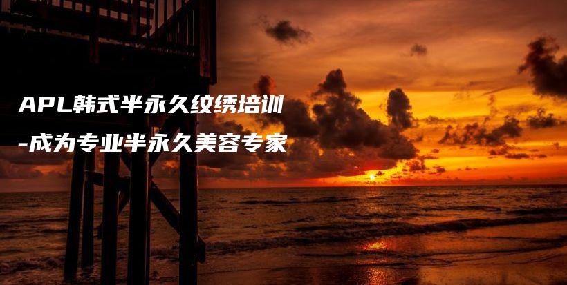 APL韩式半永久纹绣培训-成为专业半永久美容专家插图