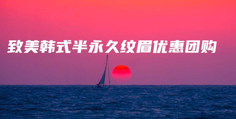 致美韩式半永久纹眉优惠团购插图