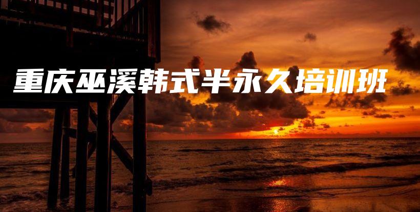 重庆巫溪韩式半永久培训班插图