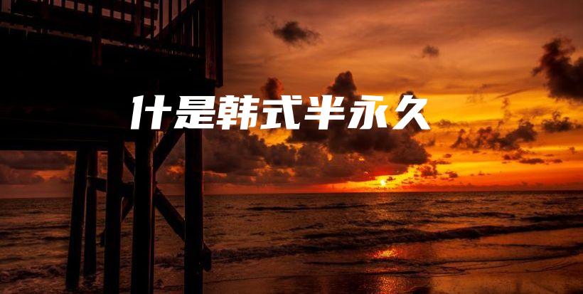 什是韩式半永久插图