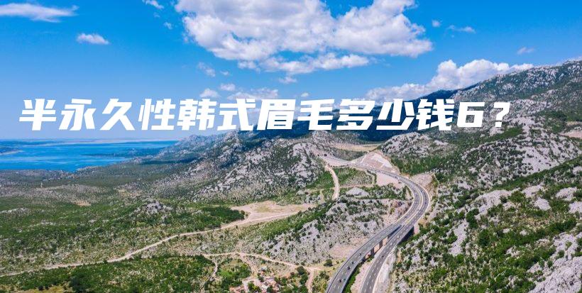 半永久性韩式眉毛多少钱6？插图