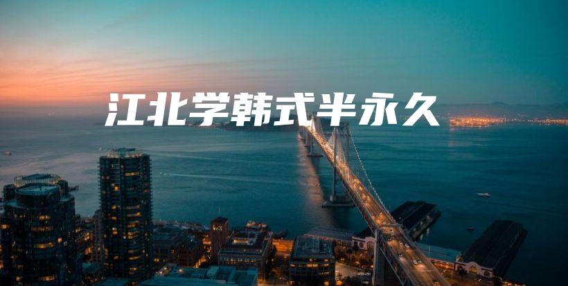 江北学韩式半永久插图