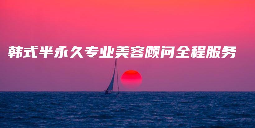 韩式半永久专业美容顾问全程服务插图