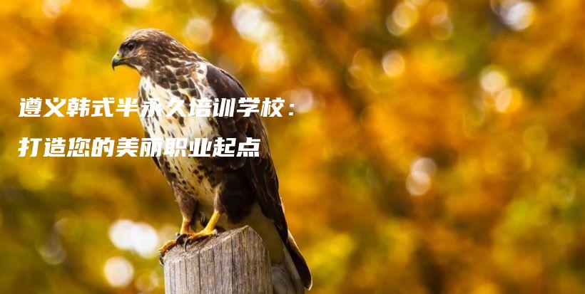 遵义韩式半永久培训学校：打造您的美丽职业起点插图