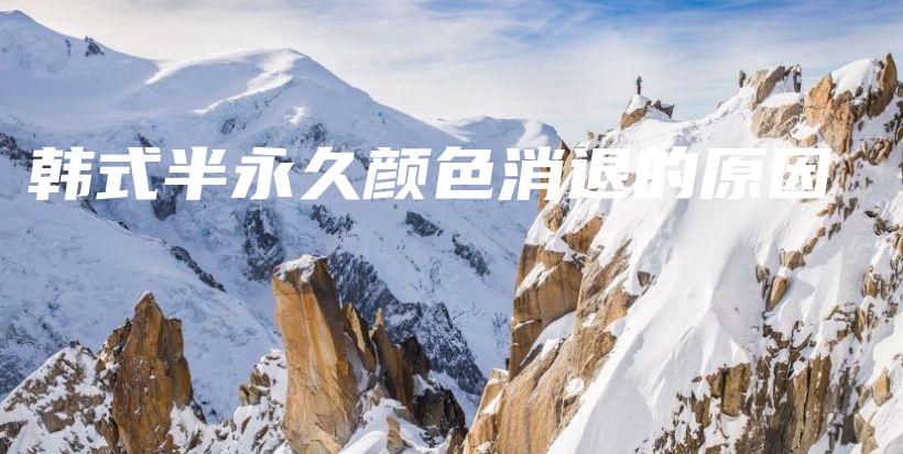 韩式半永久颜色消退的原因插图