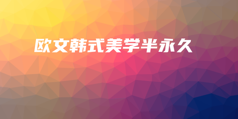 欧文韩式美学半永久插图