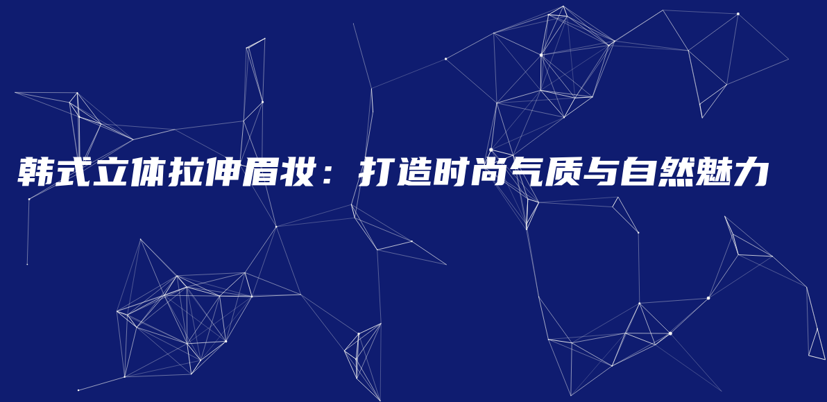 韩式立体拉伸眉妆：打造时尚气质与自然魅力插图