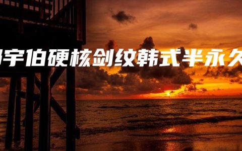 郑宇伯硬核剑纹韩式半永久