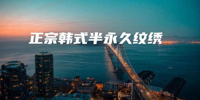 正宗韩式半永久纹绣插图