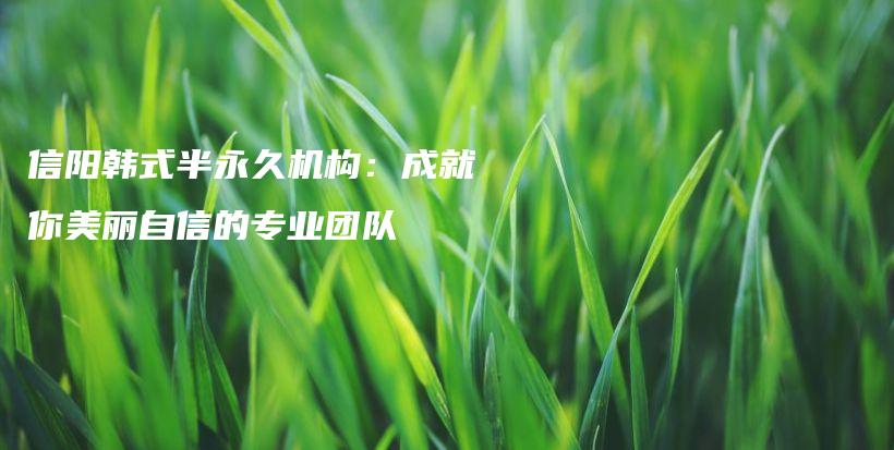 信阳韩式半永久机构：成就你美丽自信的专业团队插图