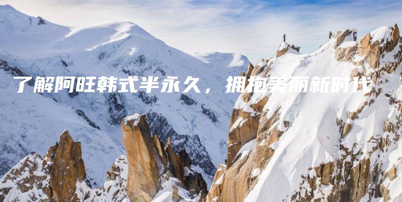了解阿旺韩式半永久，拥抱美丽新时代插图
