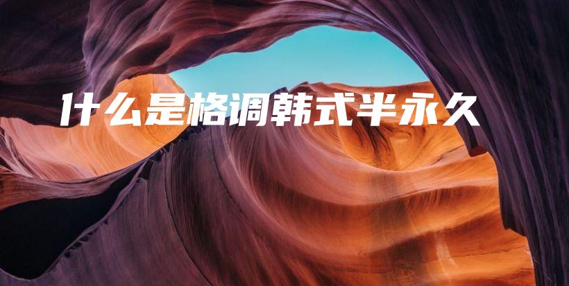 什么是格调韩式半永久插图