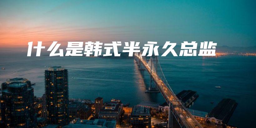 什么是韩式半永久总监插图