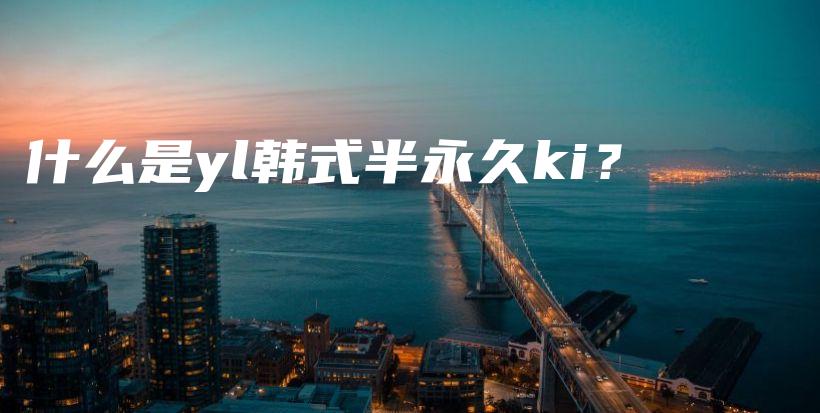 什么是yl韩式半永久ki？插图