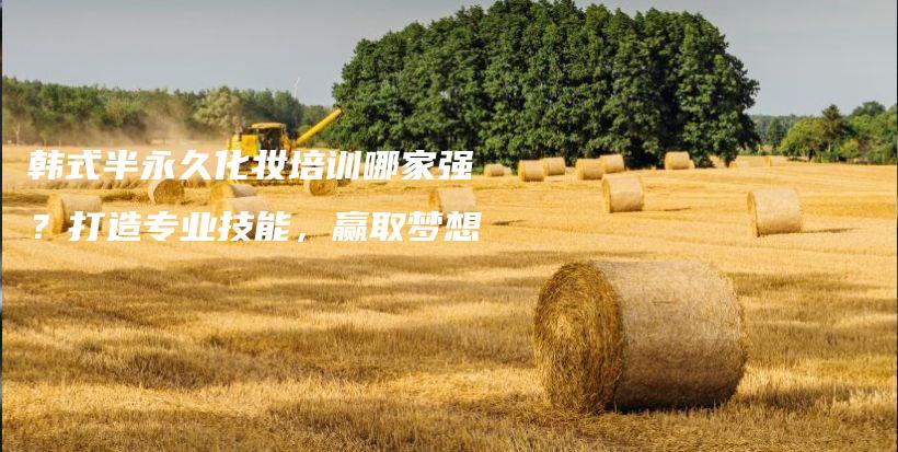 韩式半永久化妆培训哪家强？打造专业技能，赢取梦想插图
