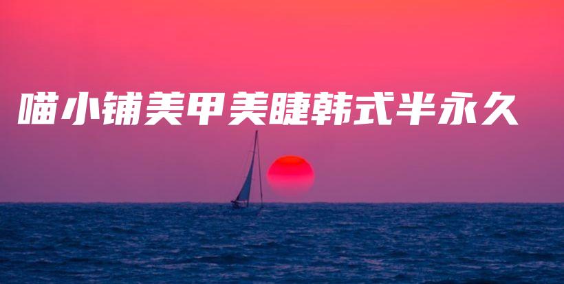 喵小铺美甲美睫韩式半永久插图