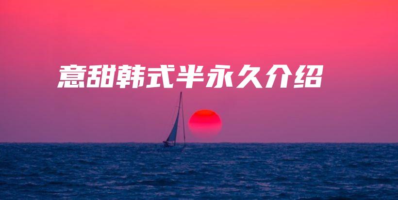 意甜韩式半永久介绍插图