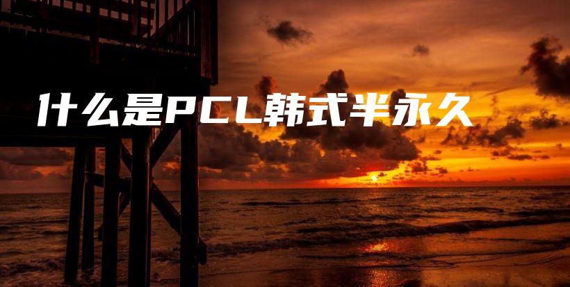 什么是PCL韩式半永久插图