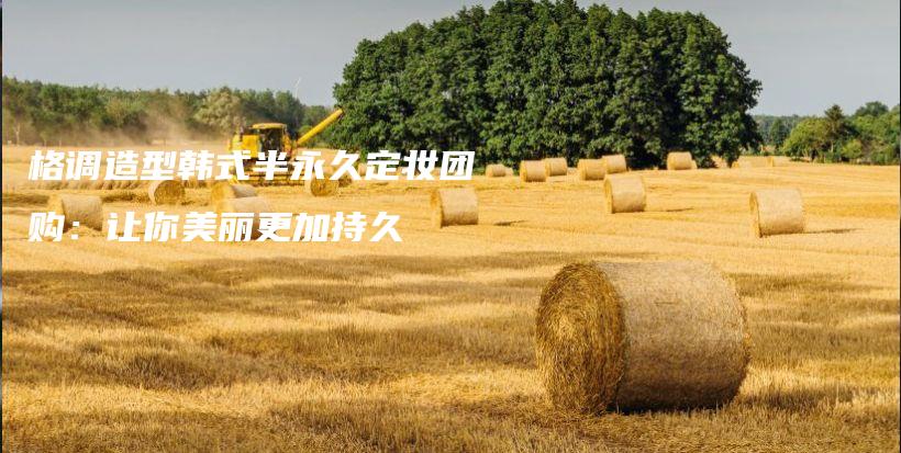 格调造型韩式半永久定妆团购：让你美丽更加持久插图