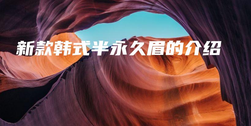 新款韩式半永久眉的介绍插图