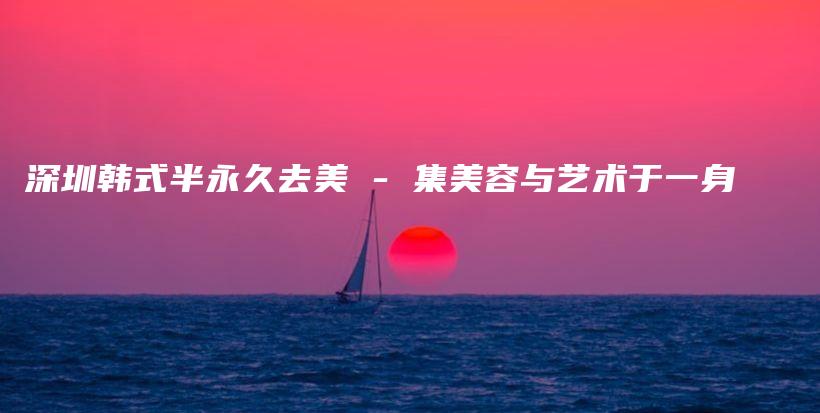 深圳韩式半永久去美 – 集美容与艺术于一身插图