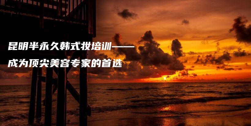 昆明半永久韩式妆培训——成为顶尖美容专家的首选插图