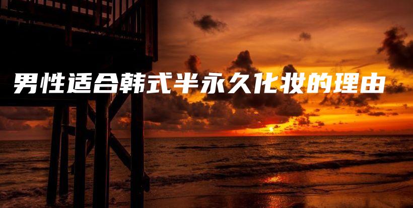 男性适合韩式半永久化妆的理由插图