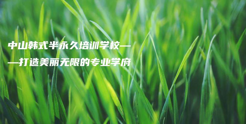 中山韩式半永久培训学校——打造美丽无限的专业学府插图