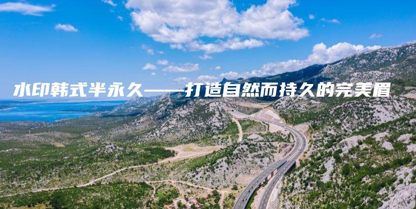 水印韩式半永久——打造自然而持久的完美眉插图